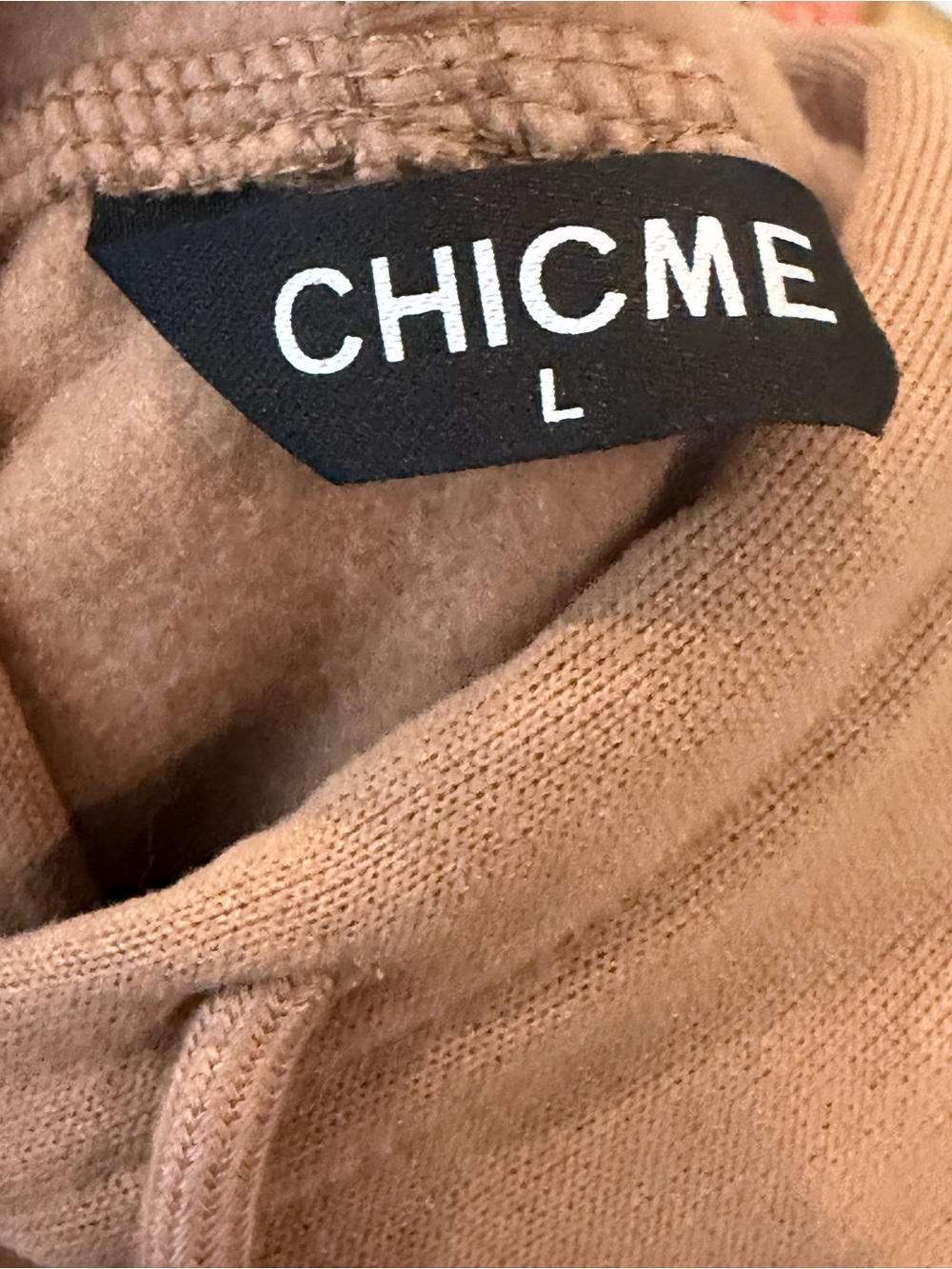 Women's Brown Hooded Sweatshirt and Jogger Set - Picture 6 of 8